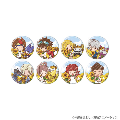 『デジモンクロスウォーズ』缶バッジ02/コンプリートセット(全8種)(グラフアートイラスト)